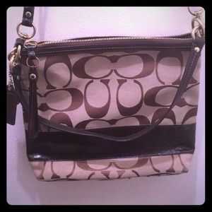 Chocolate Brown authentic Coach brand purse